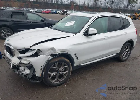 2021 BMW X3 Sdrive30I из США, поврежденный, VIN 5UXTY3C01M9H84842